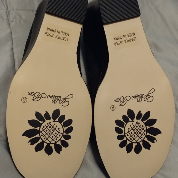 Yellow Box Mamba Suede Wedges - Picture 3 of 7